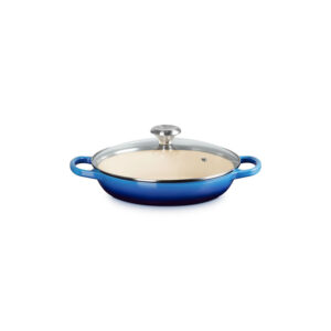 Enameled Cast Iron Signature Round Braiser with Glass Lid