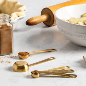 Gold 5-Piece Measuring Spoon Set