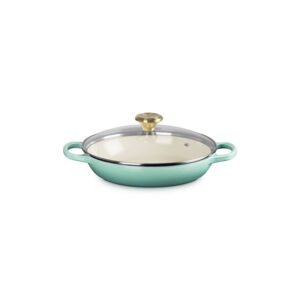 Enameled Cast Iron Signature Round Braiser with Glass Lid