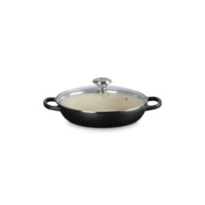 Enameled Cast Iron Signature Round Braiser with Glass Lid