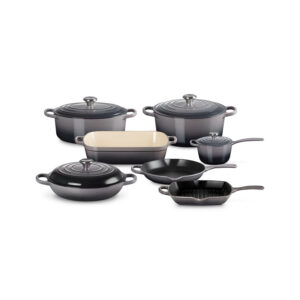 Signature Enameled Cast Iron 11-Piece Ultimate Cookware Set