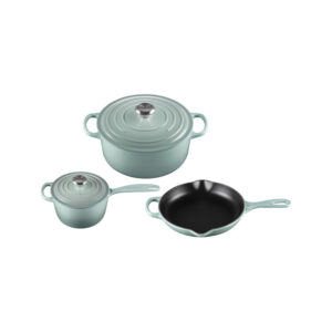 Signature Enameled Cast Iron 5-Piece Cookware Set