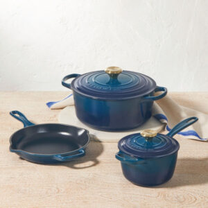 Signature Enameled Cast Iron 5-Piece Cookware Set