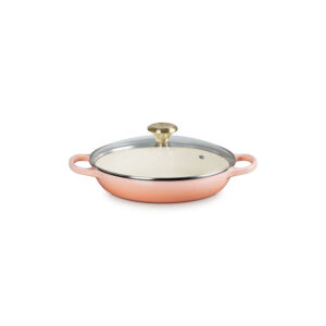 Enameled Cast Iron Signature Round Braiser with Glass Lid