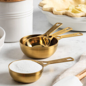 Gold 4-Piece Measuring Cup Set