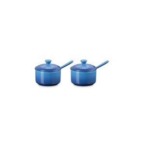 Condiment Pot with Spoon, Set of 2