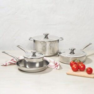 Signature Stainless Steel 7-Piece Cookware Set