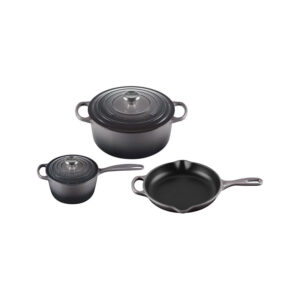 Signature Enameled Cast Iron 5-Piece Cookware Set
