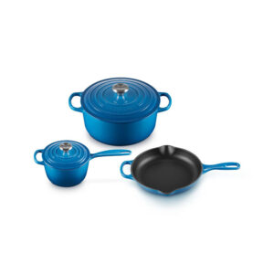 Signature Enameled Cast Iron 5-Piece Cookware Set